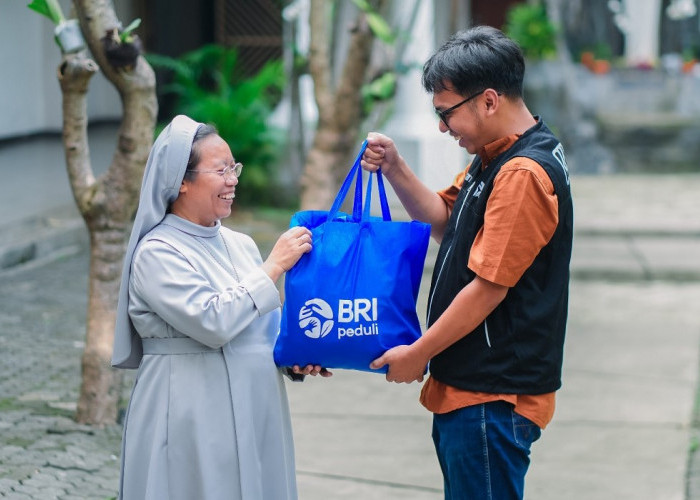 BRI Peduli Tebarkan Kasih dan Kepedulian melalui Penyaluran 10.050 Paket Sembako bagi Umat Nasrani 