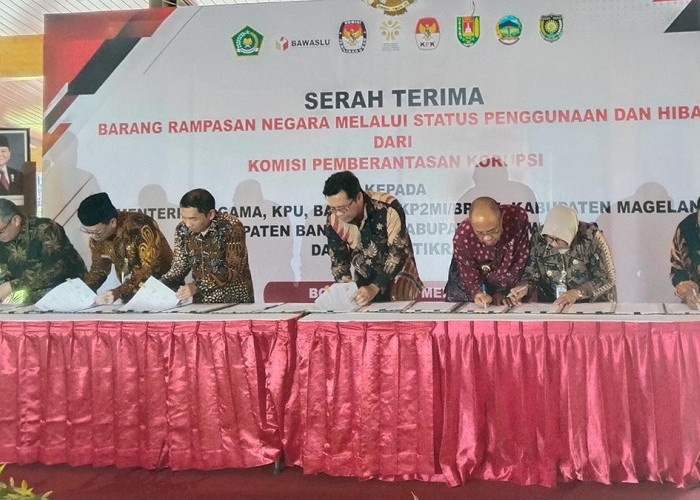 KPK Hibahkan Aset Koruptor Rp 4,28 Miliar, Pemkab Magelang Bangun Kantor Inspektorat
