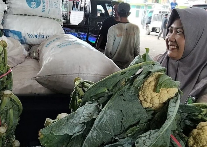 Harga Pakcoy Anjlok Rp500 di Pasar Sewukan Magelang, Kembang Kol Justru Meroket Tajam