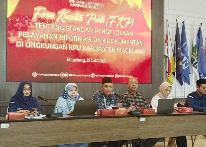 Evaluasi 8 Layanan Publik, KPU Kabupaten Magelang Gelar Konsultasi