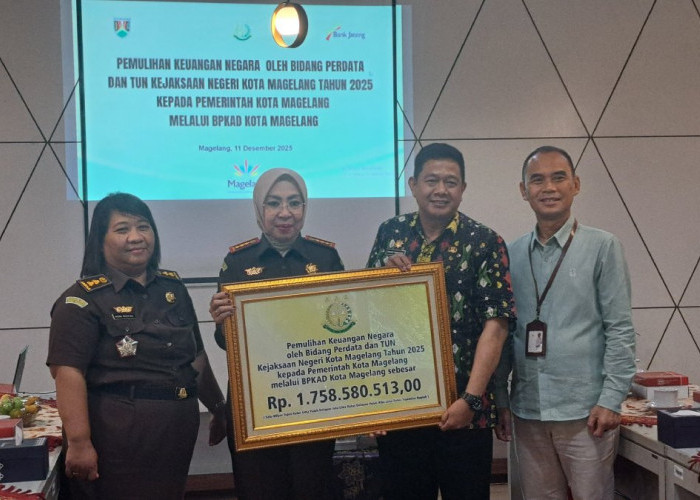 Kolaborasi Pemkot Magelang dan Kejari Berhasil Kembalikan Rp1,75 Miliar Jadi PAD