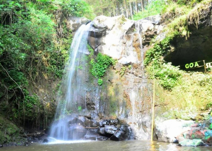 Tersembunyi di Tengah Hutan Pinus, Pesona Air Terjun Goa Slandak di Lereng Merbabu yang Menghipnotis Mata