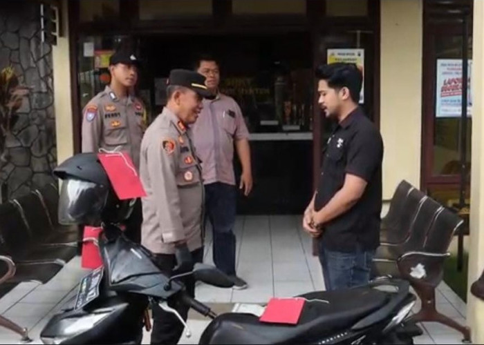 Lupa Cabut Kunci, Motor Karyawan Toko di Wonosobo Nyaris Raib Digasak Residivis