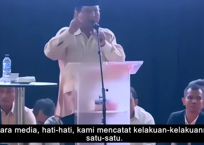 Cek Fakta Video Prabowo Ancam Media yang Viral Ternyata Unggahan Tahun 2019