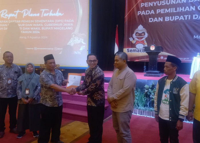 KPU Kabupaten Magelang Tetapkan 1.015.423 Daftar Pemilih Sementara Pilkada 2024