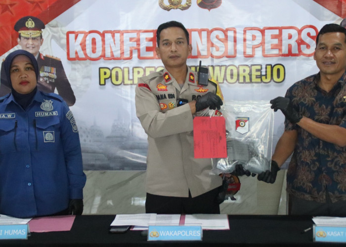 Polres Purworejo Tangkap Pria Pembawa 1,5 Kg Obat Mercon di Bruno
