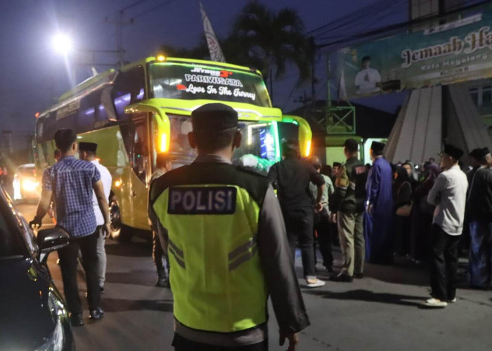 Polres Magelang Kota Kawal Ketat Pemberangkatan Jemaah Haji Hingga Asrama Solo
