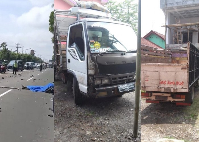 Laka Depan RSJ Magelang Truk Tabrak Dua Pemotor Hingga Tewas, Sopir Melarikan Diri