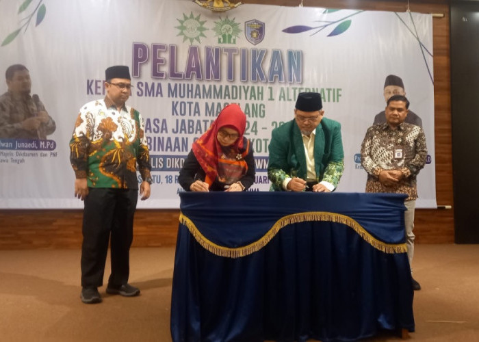 Icuk Salabiyati Jabat Kepala SMA Mutual Kota Magelang Periode 2024-2028