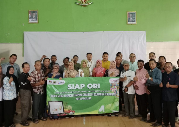 SIAP ORI Inovasi Digital Kampung Organik Kedungsari Kota Magelang Diluncurkan