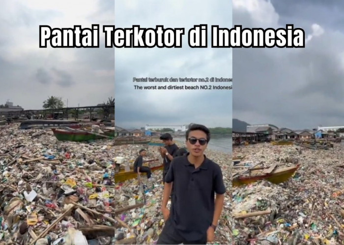 Pantai Terkotor di Indonesia Lampung Nomor Dua, Nomor Satunya di Pandeglang