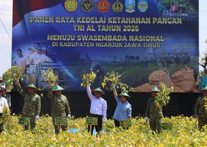 Kementan, TNI AL, dan Pemkab Nganjuk Kolaborasi Pacu Swasembada Kedelai Nasional