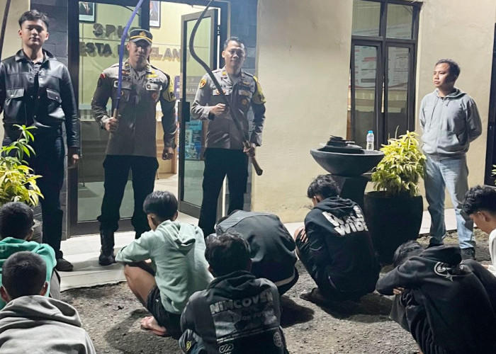 Tawuran Pelajar di Magelang Digagalkan Warga, 12 Remaja dan 3 Celurit Diamankan