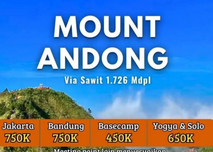 Open Trip Gunung Merbabu dan Andong Via Jalur Pendakian Magelang!