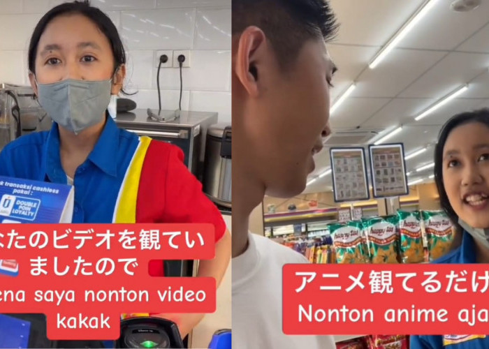 Viral! Hanya Bermodal Nonton Anime, Karyawan Indomaret ini Fasih Bahasa Jepang