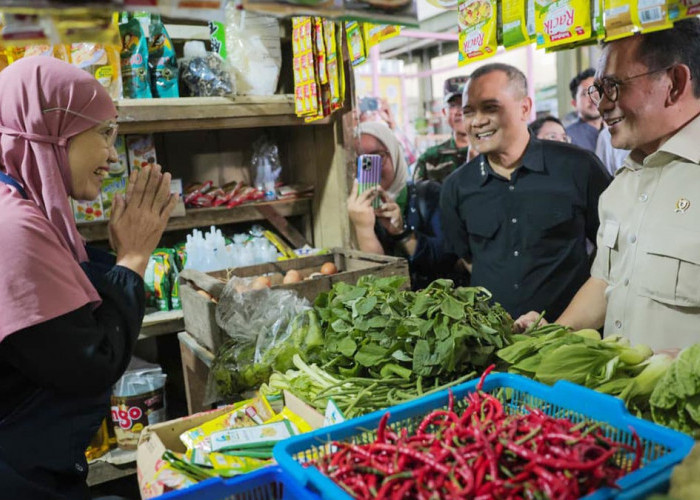Harga Bahan Pokok Jelang Lebaran Terkendali, Ahmad Luthfi dan Mendag Pastikan Stok Aman