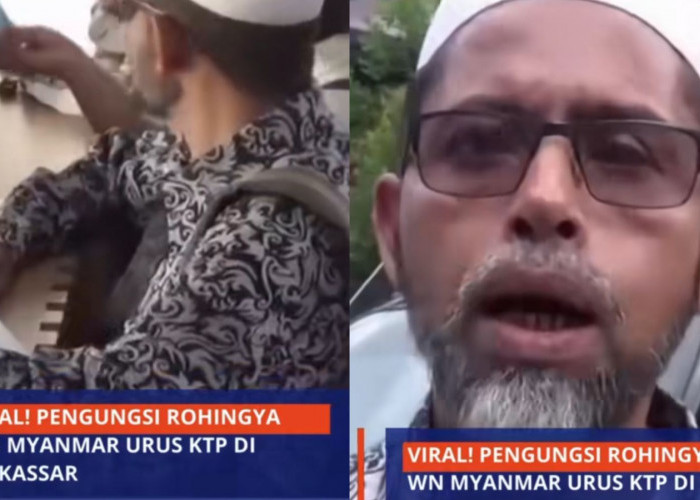 Viral! Warga Negara Myanmar atau Pengungsi Rohingya Mengurus KTP di Makassar