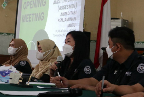 Audit Internal, Ketua PN Temanggung: Kualitas Pelayanan Harus Sesuai SOP