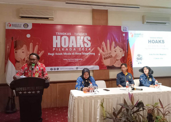 Bawaslu Kota Magelang Ajak Pemuda Kenali Ciri-ciri Berita Hoaks Jelang Pilkada