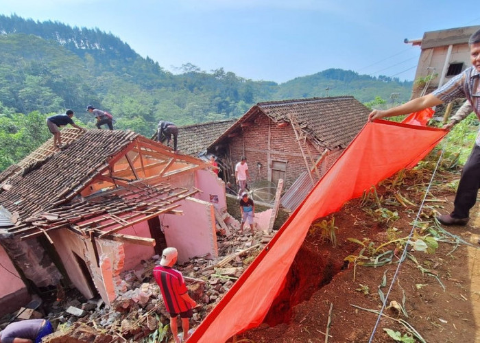 Longsor di Wonosobo, 1 Rumah Ambrol, 4 Orang Luka