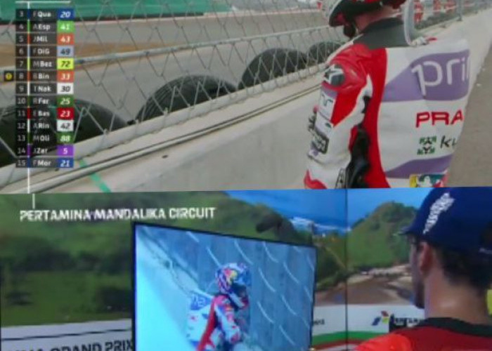 Pecco Bagnaia dan Jorge Martin Mandalika 2023