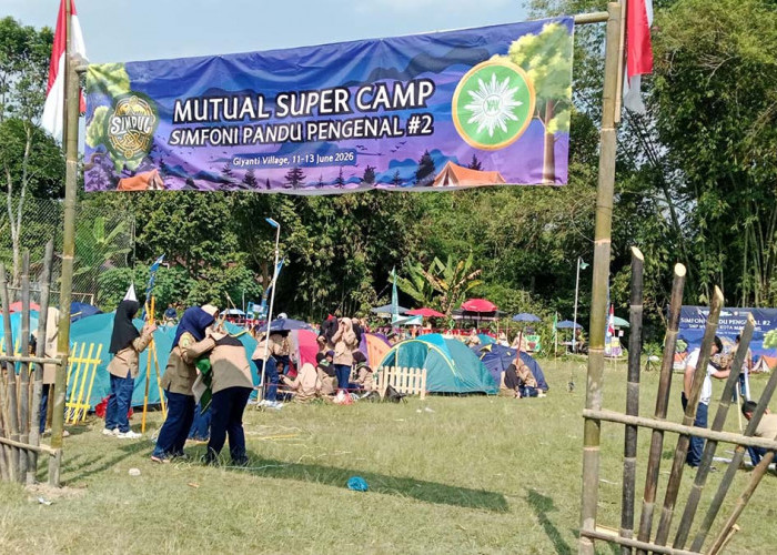 Kemah Hizbul Wathan SMP Mutual Kota Magelang, Ajang Gembleng Kemandirian Ratusan Siswa