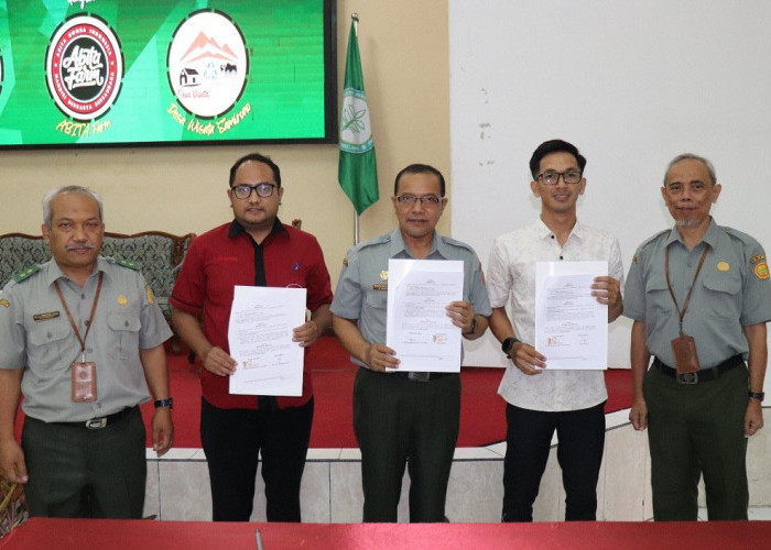 Penandatanganan Perjanjian Kerjasama antara Polbangtan YOMA dengan Mitra