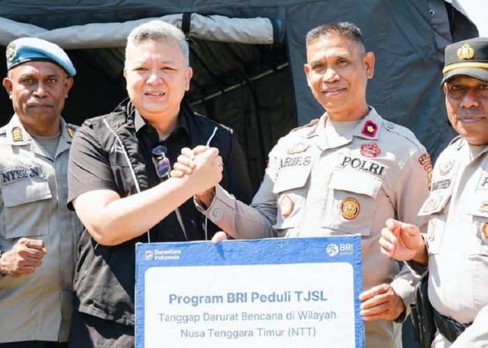 BRI Peduli Bangun 3 Posko Logistik dan 1 Dapur Umum di NTT, Direksi BRI Terjun Langsung Pantau Lokasi Bencana
