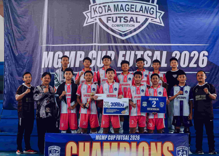 Andalkan Chemistry Tim, Futsal SMPN 4 Magelang Berjaya di Kompetisi Antar-Pelajar Tingkat Kota