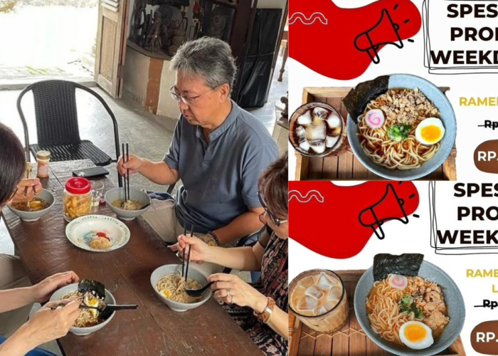 Kedai Kopi Lima Gunung Magelang, Mencoba Sensasi Makan Ramen Buatan Chef Asli Jepang, Yuk Intip Promonya