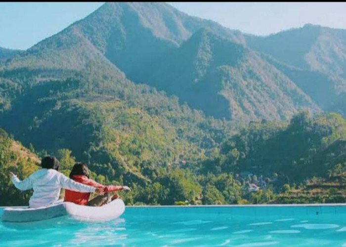 Ini Keren Banget Lur! Infinity Pool Ada di Wonogiri : Indahnya Soko Langit dengan Panorama Gunung Lawu