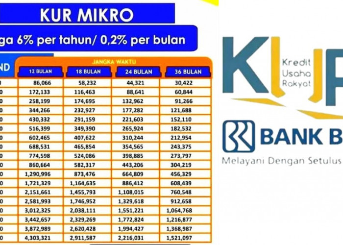 Tabel KUR BRI 2023 dan Syarat Pengajuan Pinjaman Terbaru di Bank BRI