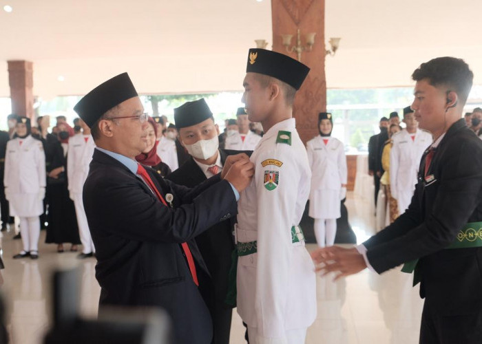 Walikota Magelang Kukuhkan 45 Anggota Paskibraka 