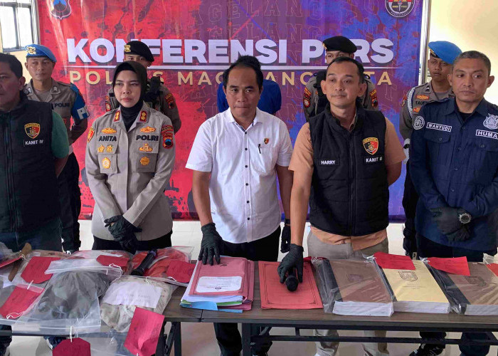 Ibu Bayi Pingsan Usai Press Rilis di Polres Magelang Kota, Terancam Hukuman 15 Tahun