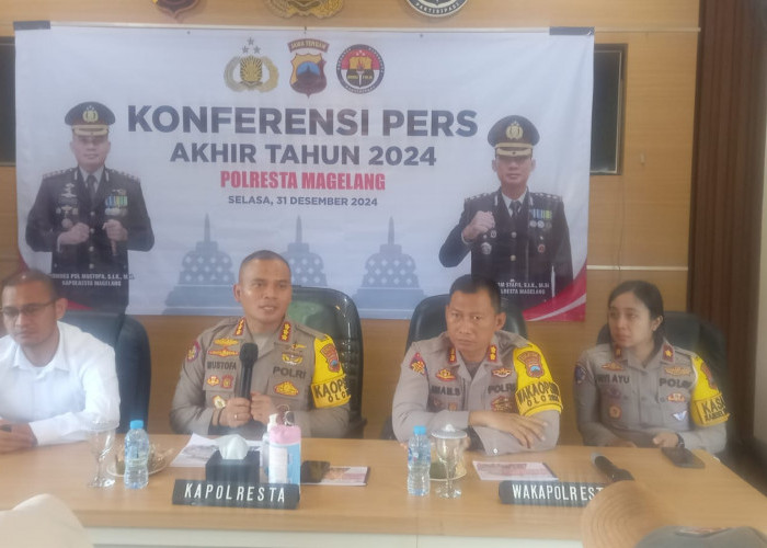 Kasus Kriminalitas Meningkat di Kabupaten Magelang, Polresta Hanya Bisa Selesaikan 70 Persen