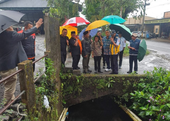 Komisi C DPRD Wonosobo Sidak Wanganaji, Kritisi Saluran Buang yang Mengecil