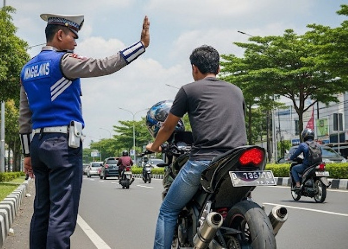 Tiga Pelanggaran Sekaligus, Polisi Sita Motor Milik Pelajar Kota Magelang