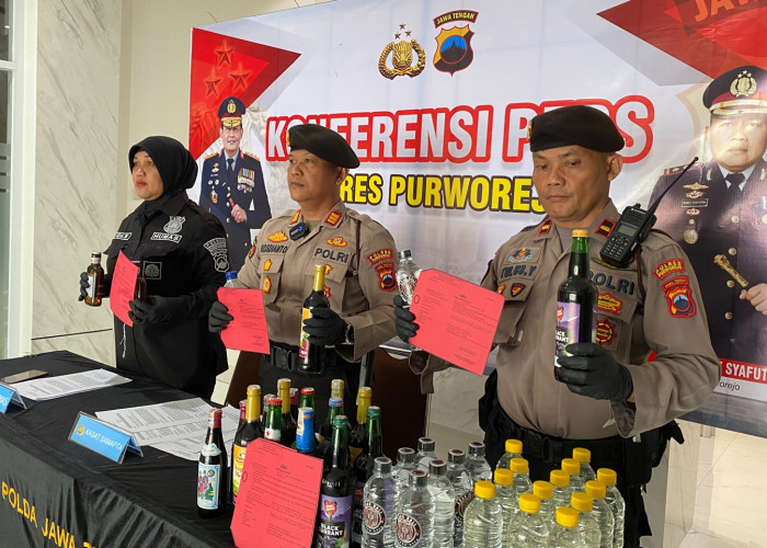 Operasi Turjawali Purworejo, 6 Tersangka Miras Diamankan di Empat Kecamatan
