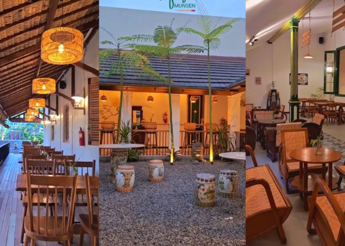 Njonja Munsen Muntilan Suguhkan Cafe Klasik Bergaya Bangunan Joglo Berpadu Belanda di Magelang !