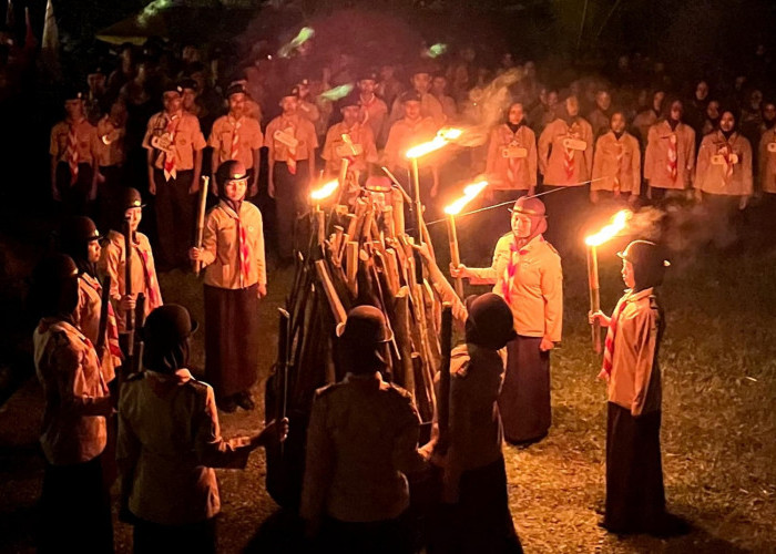 Merajut Kebersamaan di Penghujung Tahun Ajaran, Pramuka SMK Negeri 2 Magelang Sukses Gelar Kemah 'Aruna Senja'