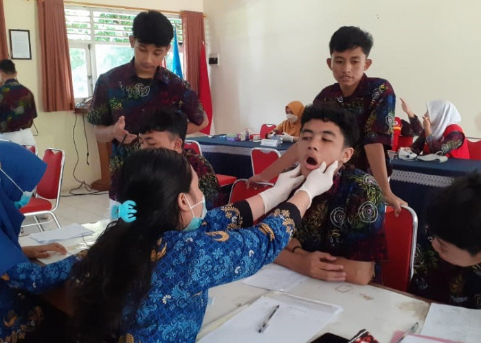 Kendalikan Penyakit Tidak Menular, SMA N Kota Mungkid Kembali Gencarkan Screening