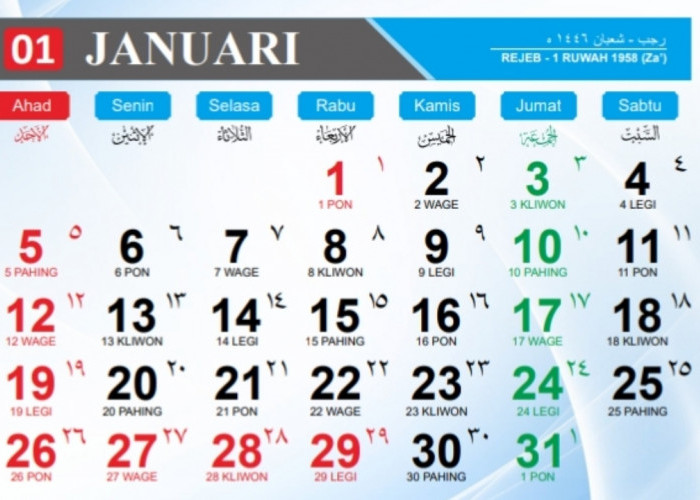 Catat! Daftar Hari Libur Nasional dan Cuti Bersama 2025 Beserta Link Download Kalender Terbaru