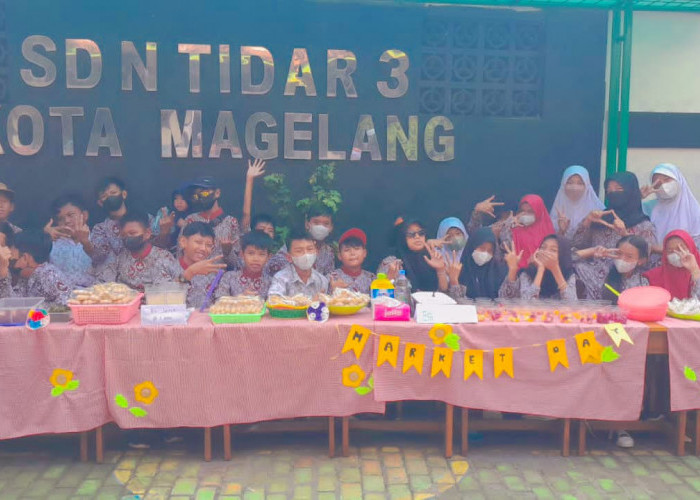 Melatih Wirausaha Sejak Dini, SDN Tidar 3 Kota Magelang Gelar Market Day