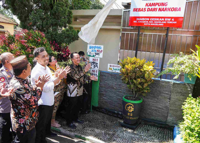 Kampung Jambon Gesikan RW IV Jadi Kampung ke-11 Bebas Narkoba di Kota Magelang