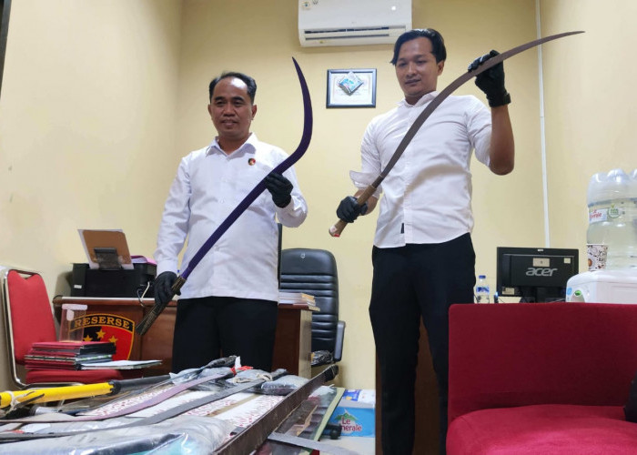 Tawuran Jalan Singosari Magelang, Polisi Tangkap Tiga Pelaku dan Amankan 9 Senjata Tajam