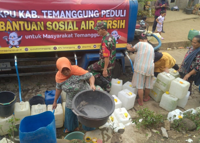KPU Bantu Air Bersih di 11 Kecamatan di Temanggung