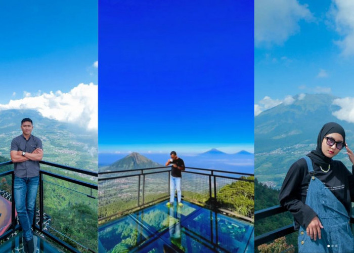 Indahnya Spot Foto Di Lereng Telomoyo, Cocok juga Untuk Nongki! Inilah Awang Awang Sky View Magelang