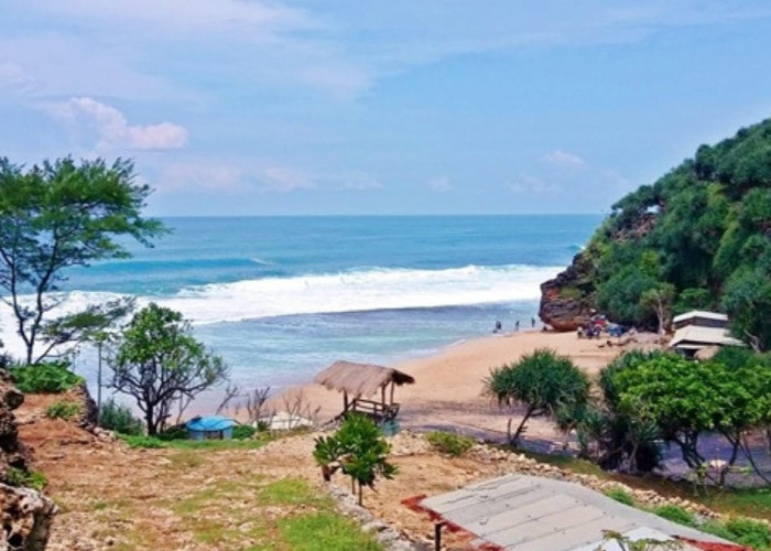 Intip Keindahan Surga Tersembunyi Di Gunung Kidul, Ada Pantai Seruni Dengan Pemandangan Paling Cantik