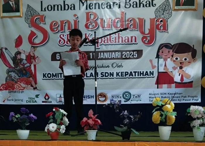 Lomba Mencari Bakat Seni Budaya, Ajang Gali Potensi Siswa SDN Kepatihan Purworejo