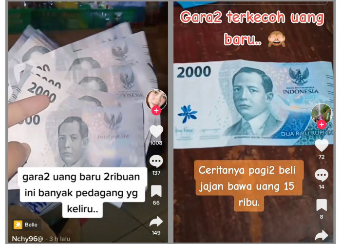 Harus Teliti Lagi! VIRAL, Gegara Uang Baru Pedagang Bensin Ini Rugi Total